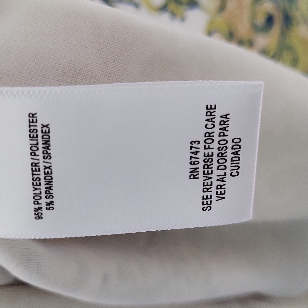 Julian Taylor Yellow & White A-line Midi Dress Size 12 - Picture 11 of 11